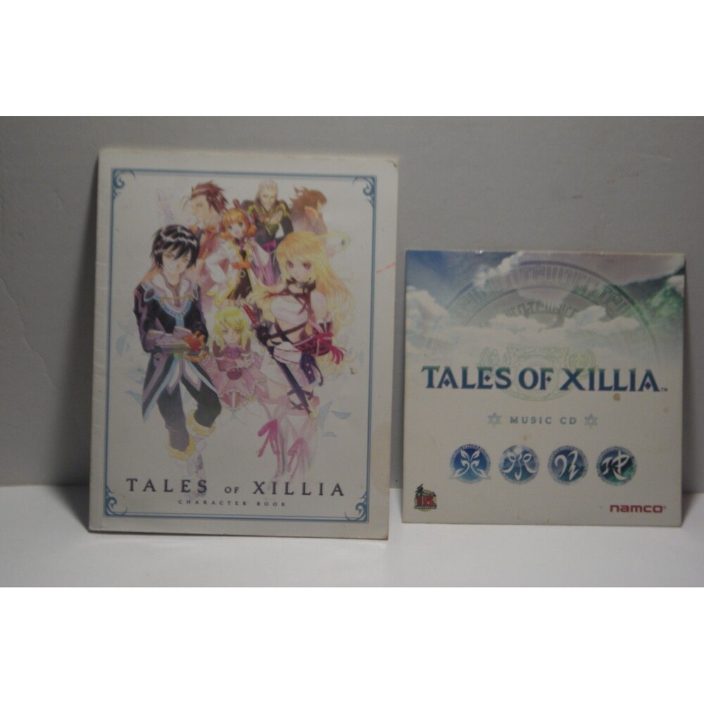 Tales of Xillia Character Book W/Audio CD Anime Fantasy Collectible PS3